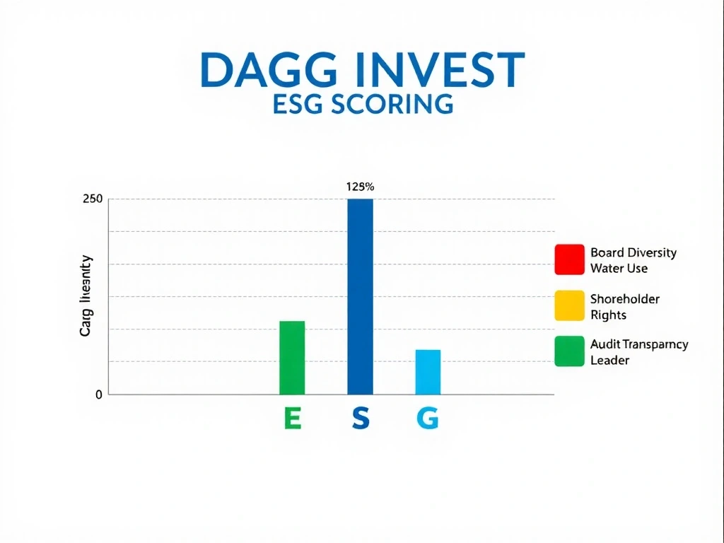 Proprietary ESG Scoring Matrix Diagram